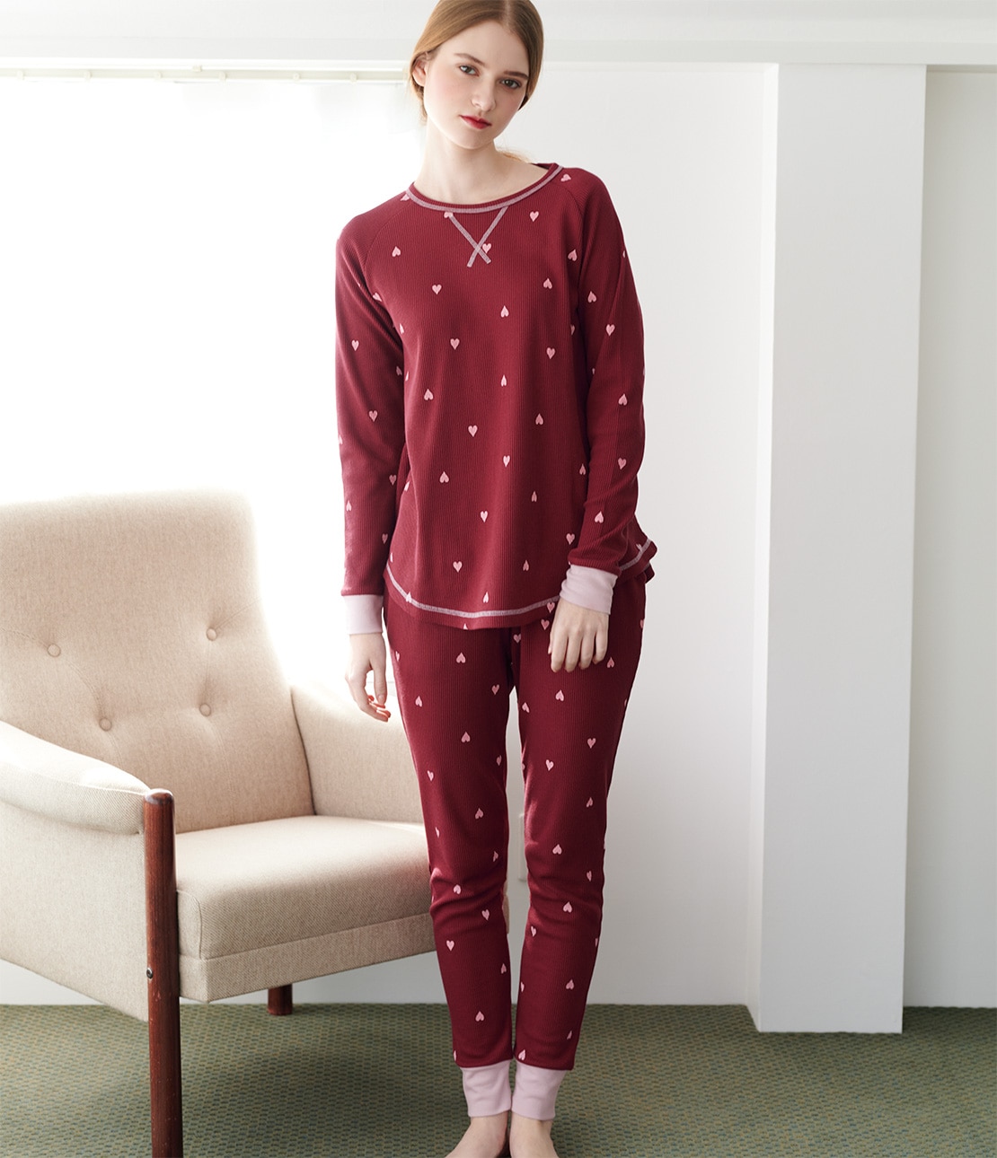 サーマルHARAマキパジャマ(S/M レッド): PEACH JOHN | ピーチ