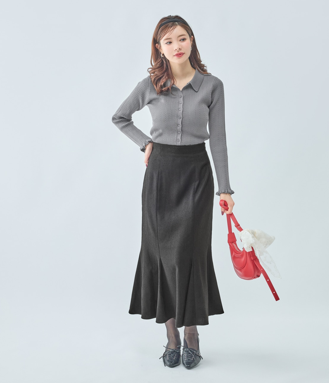 セピーチ♡シャネル♡ツイードスカート♡ CHANEL 21-22クルーズ:LOOK16 ツイードスカート ブラック 直営店