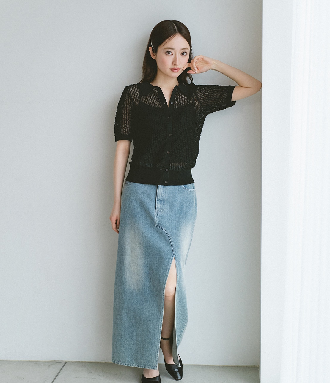 新品未使用 Plage 【GIRL】cottonsilk ポロカーディガン Plage - GIRL Plage cottonsilk ポロカーディガン/美品の通販 by S