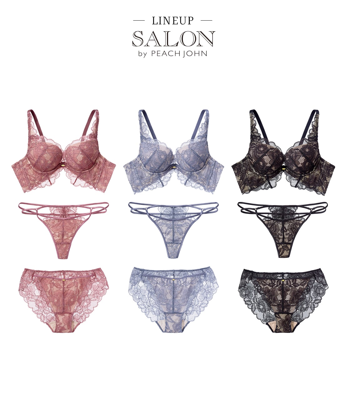 ヨーロピアンコルセッタブラグランローザ(C65 ブラック): SALON