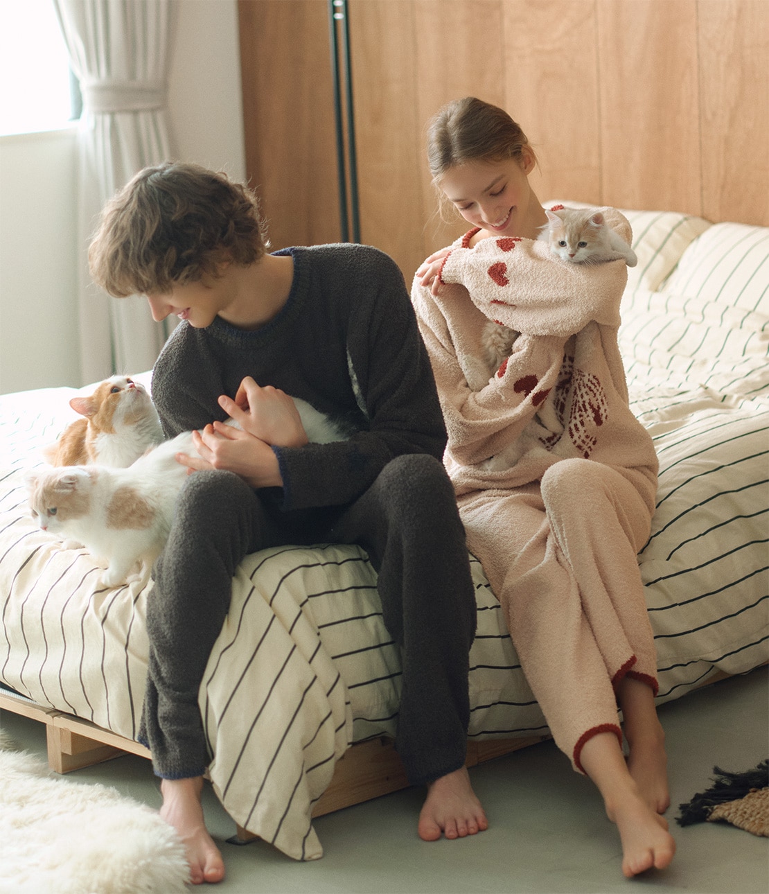 キャットホイップリーパジャマ(ワンサイズ ピンク): PEACH JOHN