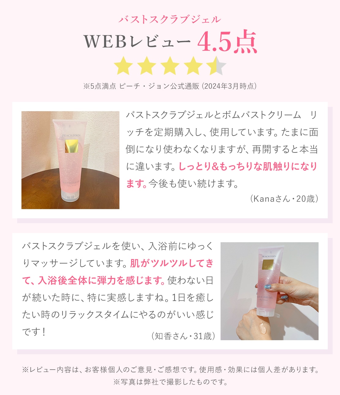 お得にお届け便】バストケアプレミアムセット(- -): PEACH JOHN BEAUTY