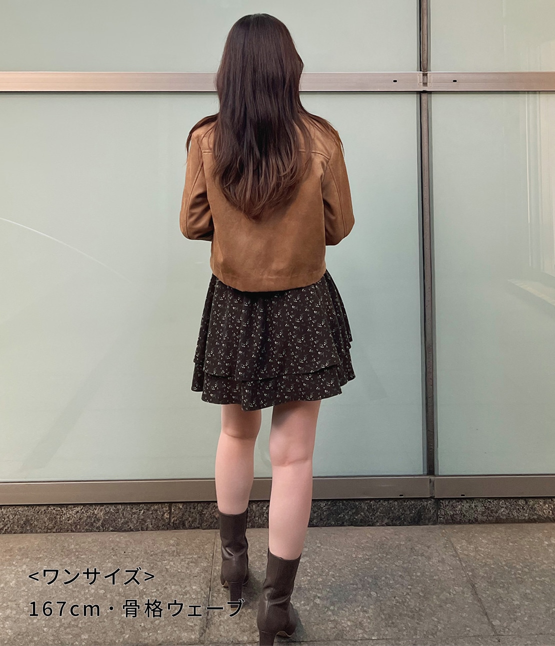 PEACH JOHN ラッフルフリルミニワンピース ラッフルフリルミニワンピース(ワンサイズ ブラック): PEACH