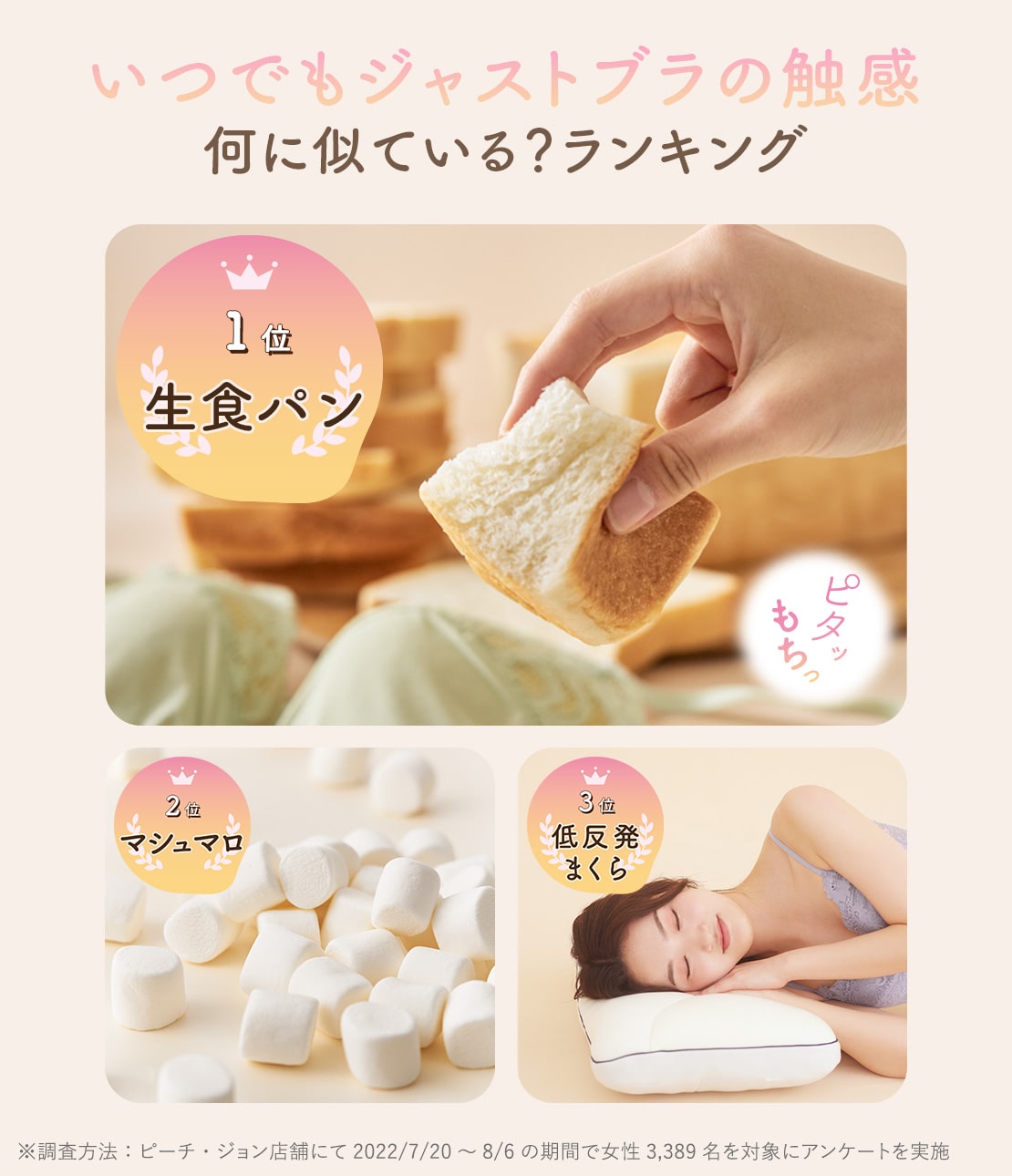 いつでもジャストノンワイヤーブラコンフォートシック(A70