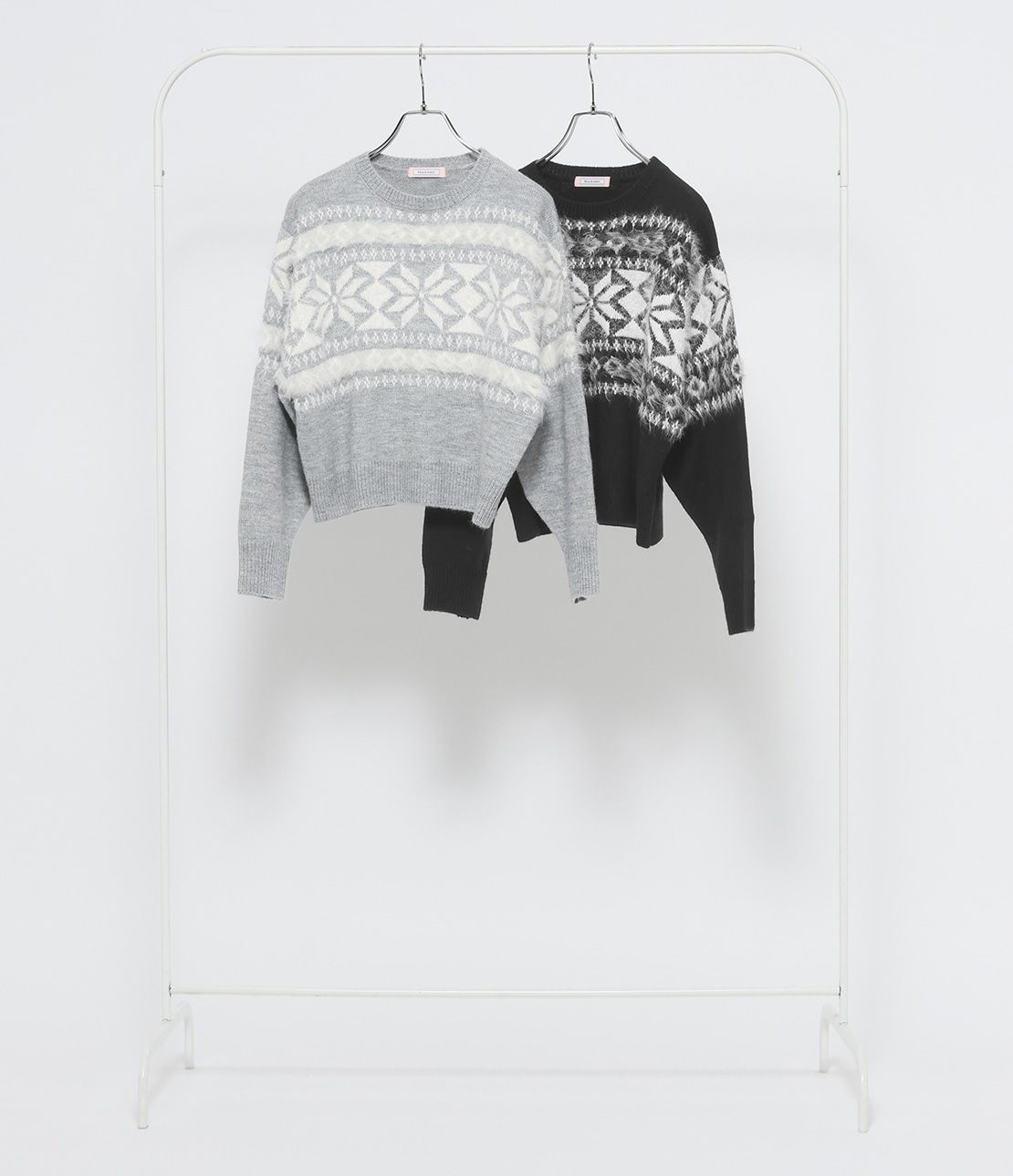 ノルディック柄ニット(ワンサイズ グレー): PEACH JOHN | ピーチ