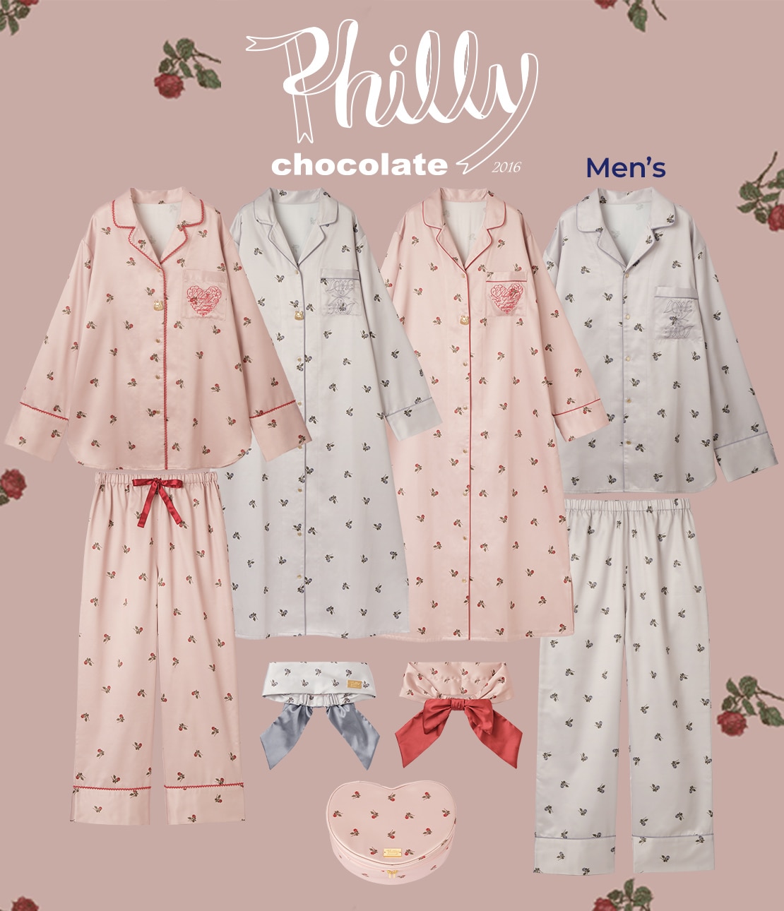 肌側起毛プリントサテンシャツワンピース(ワンサイズ ピンク): PEACH