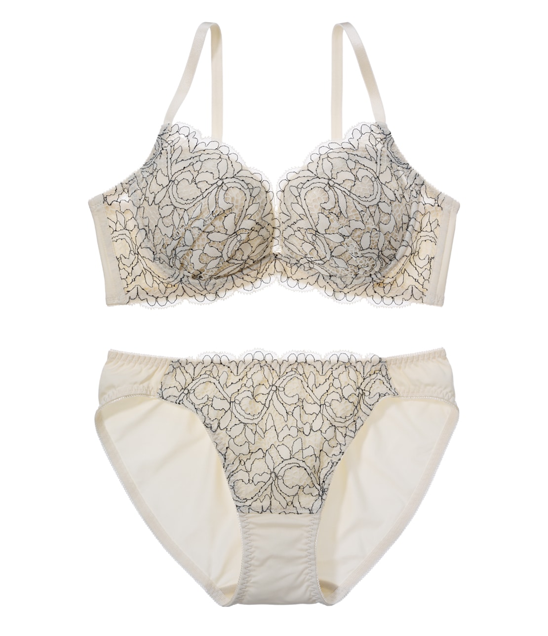 もりこれラッセルレース脇高ブラセットR(A70 ホワイト): GiRLS