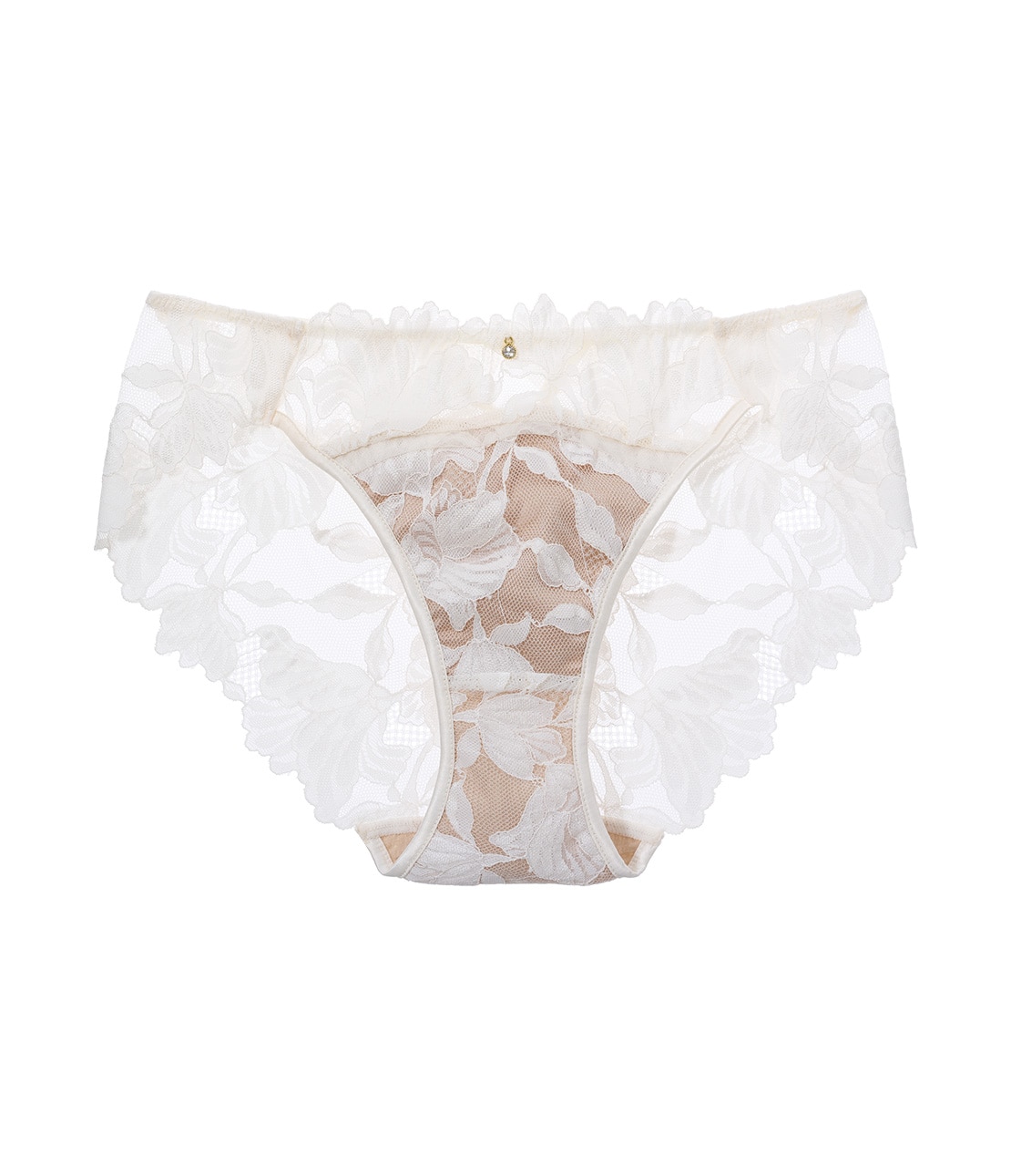 ナイスバディショーツシアーブーケ(S ホワイト): SALON by PEACH JOHN