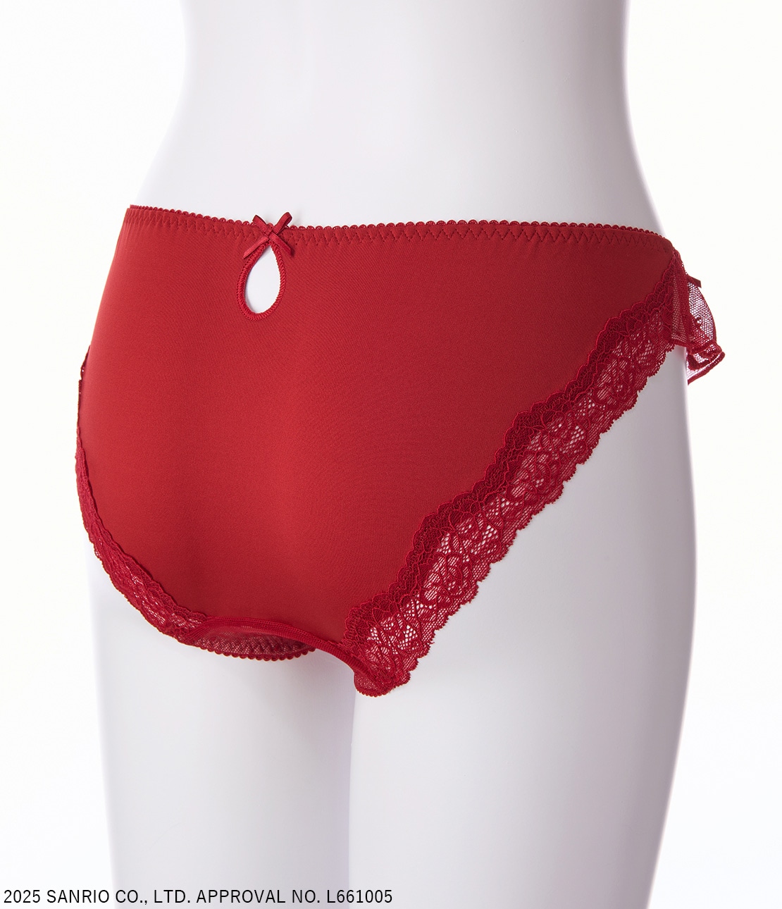 ハローキティ ドットチュールブラセット(B65 レッド): GiRLS by