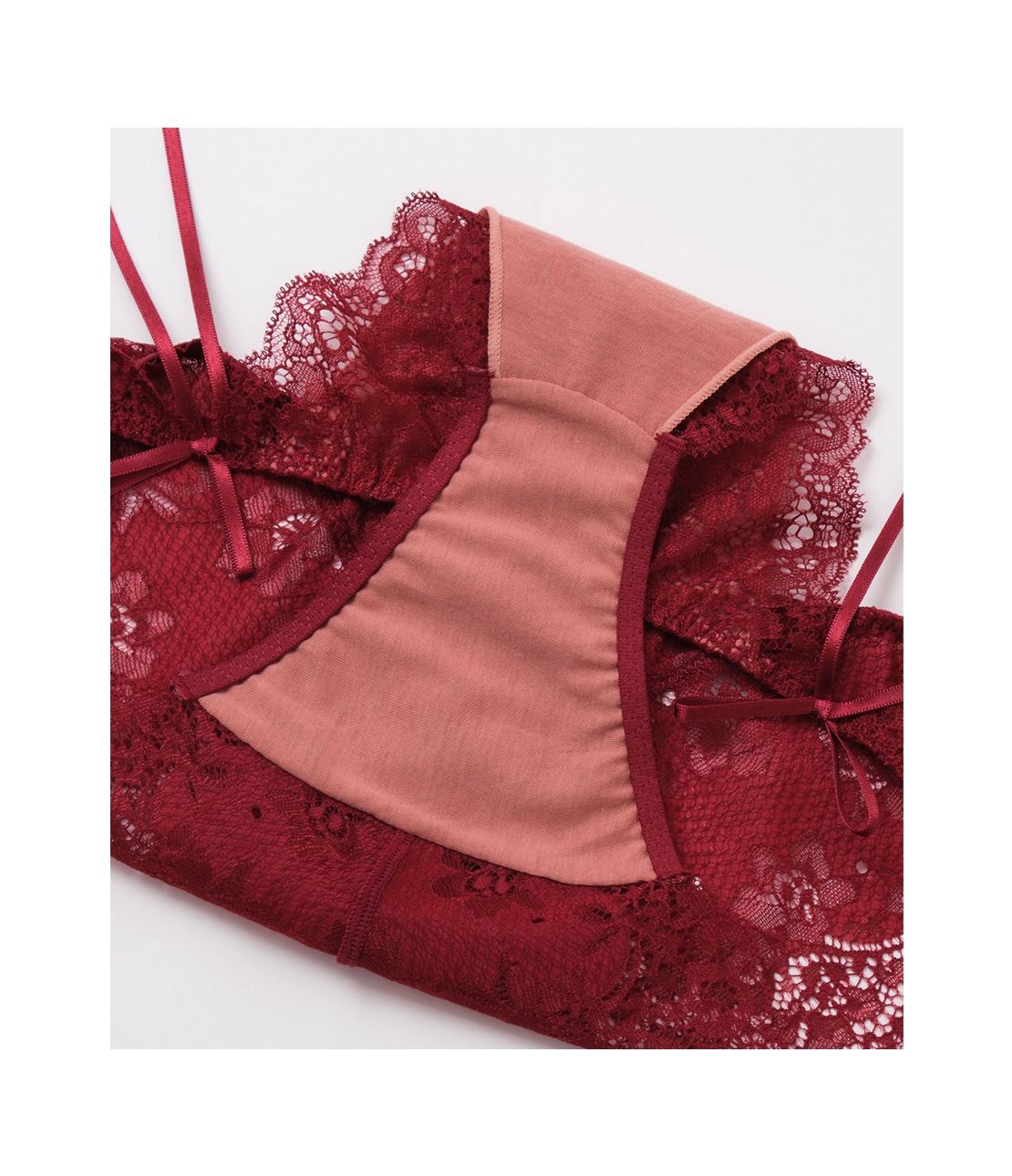 ナイスバディショーツフルレースミスティブーケ(S ブラック): PEACH