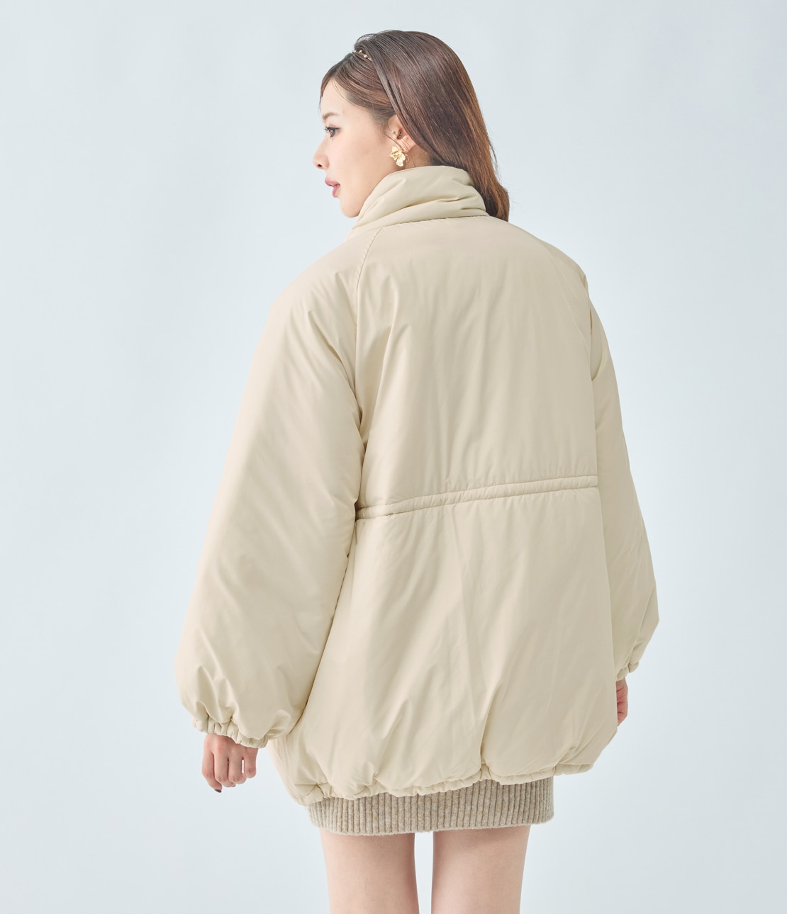 美品✨FRAY I.D 中綿コクーンコート　モンスターアウター　サイズ1 中綿コクーンコート(ワンサイズ アイボリー): PEACH JOHN | ピーチ