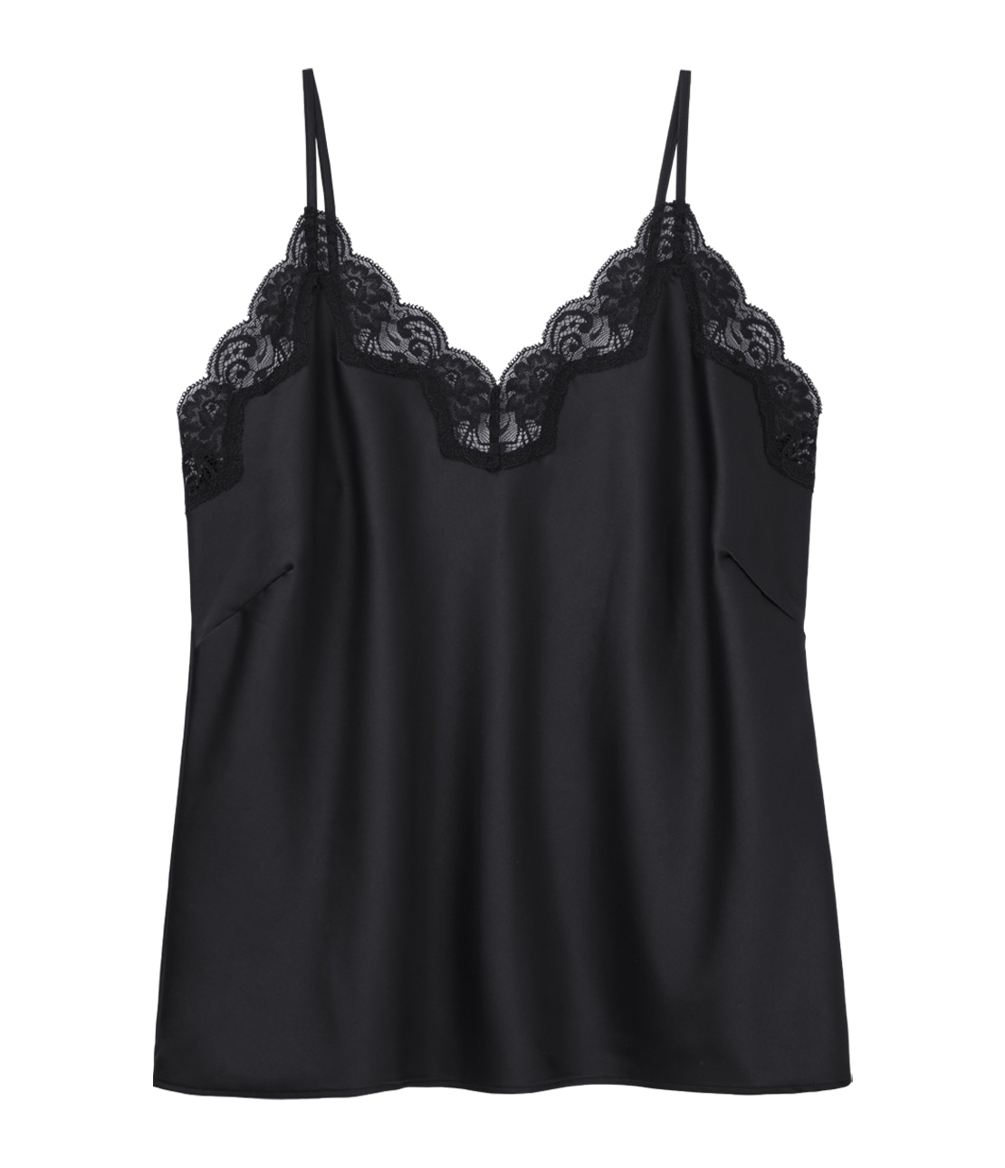 ChristianDior キャミソール上下 ブラック CREDONA - アセテート ニットキャミ (ブラック) ACETATE KNIT CAMI