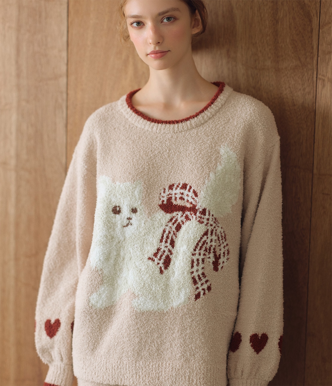 キャットホイップリーパジャマ(ワンサイズ ピンク): PEACH JOHN