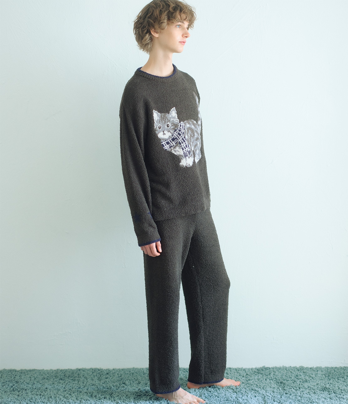 ピーチジョン　ホイップリーキャットパジャマ キッズホイップリーキャットパジャマ(100 アイボリー): PEACH