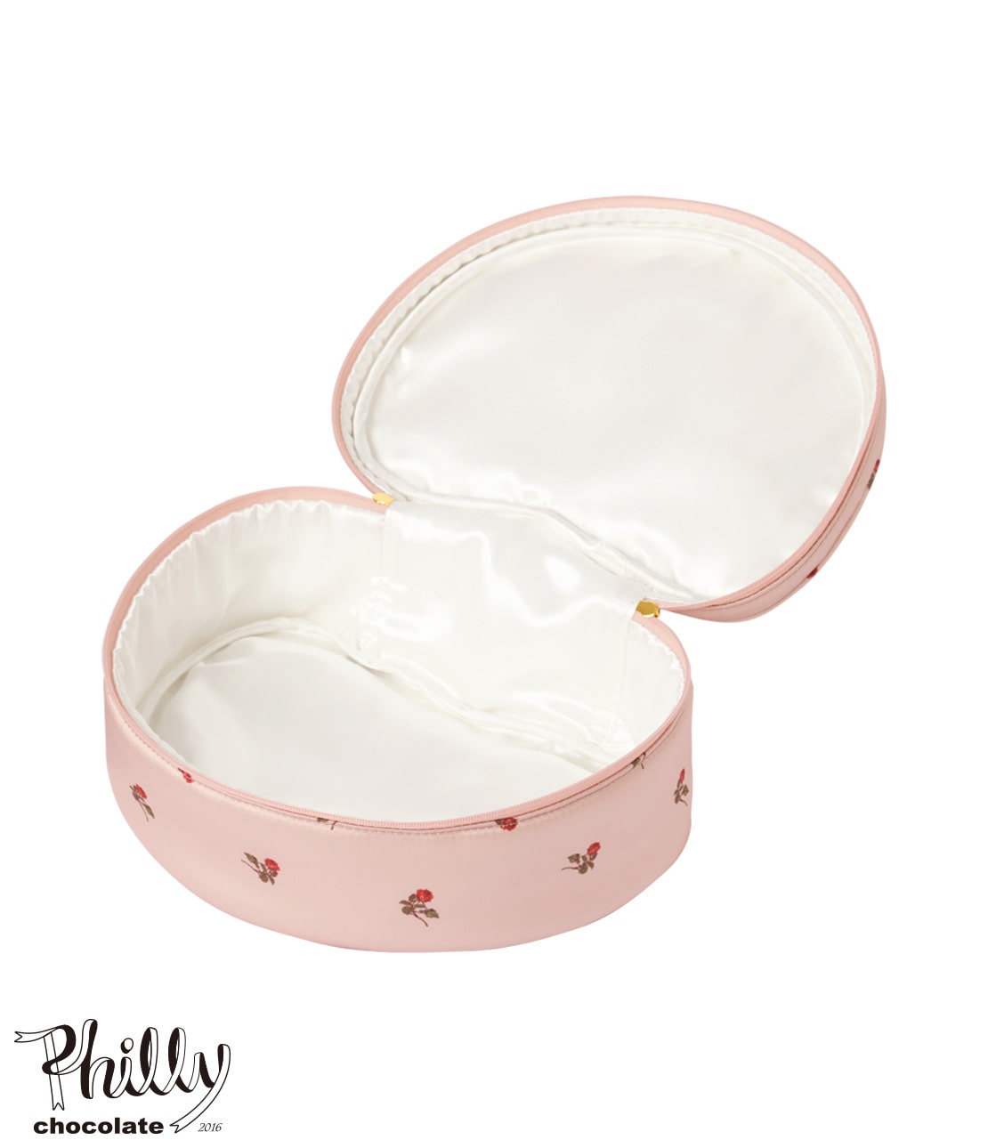 サテンハートランジェリーポーチ(ワンサイズ ピンク): PEACH JOHN