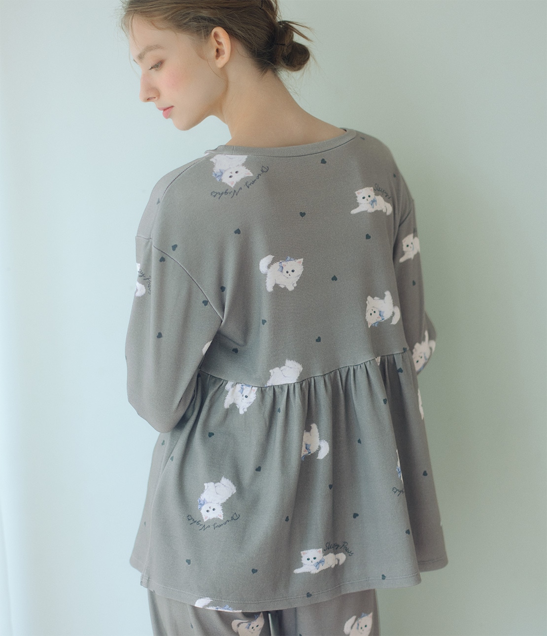 グッドスリーピィHARAマキパジャマ(ワンサイズ グレー): PEACH