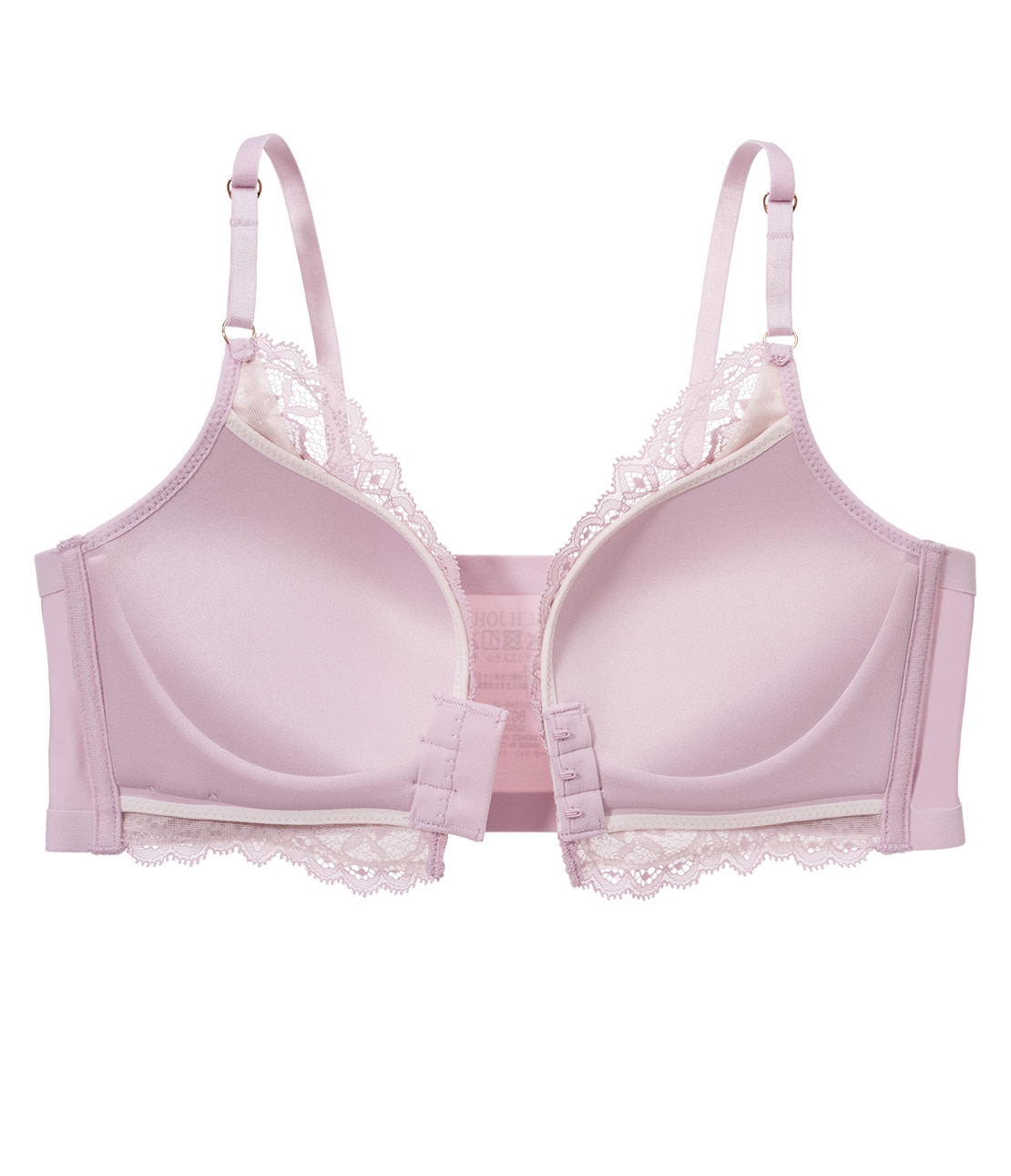 わがままフロントホックナイトブラセット(BC65 ピンク): PEACH