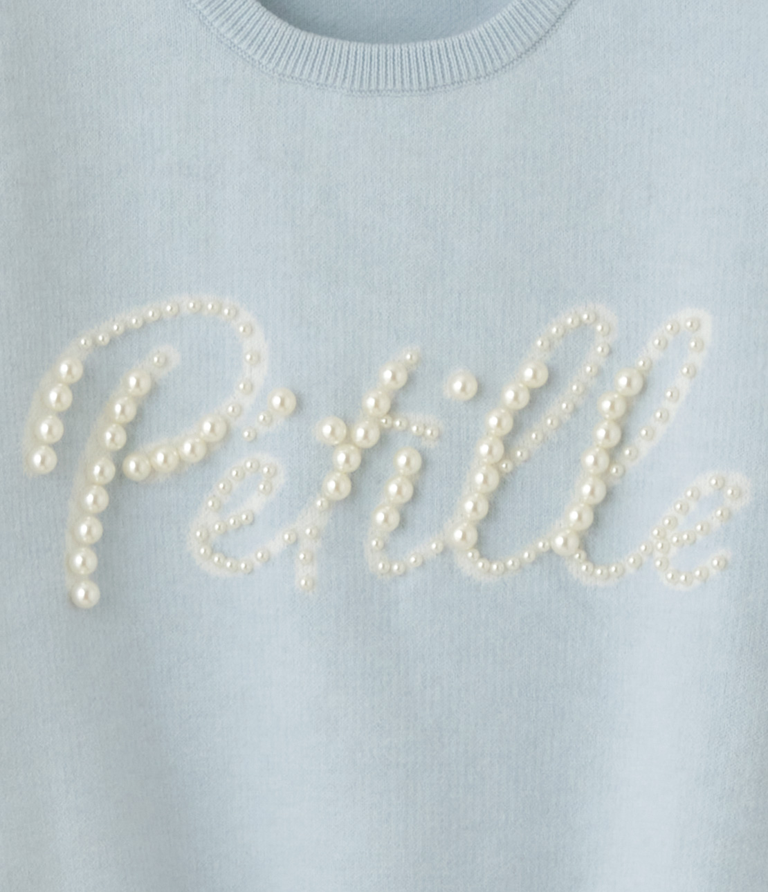 メッセージパールニット(ワンサイズ ブルー): PEACH JOHN