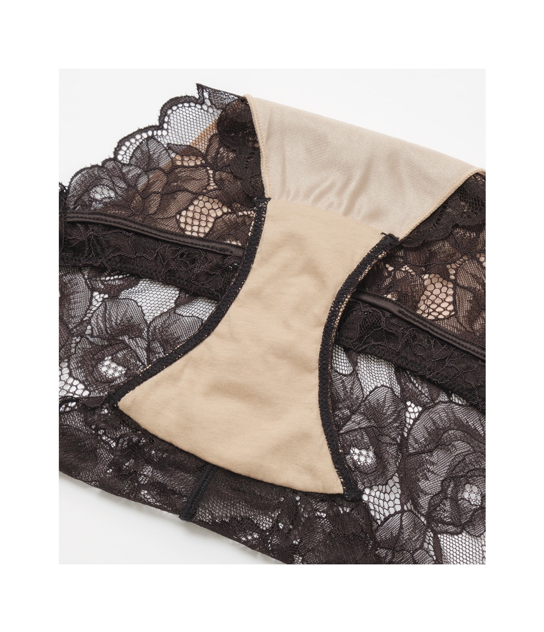 ヨーロピアンコルセッタショーツグランローザ(S ブラック): SALON by