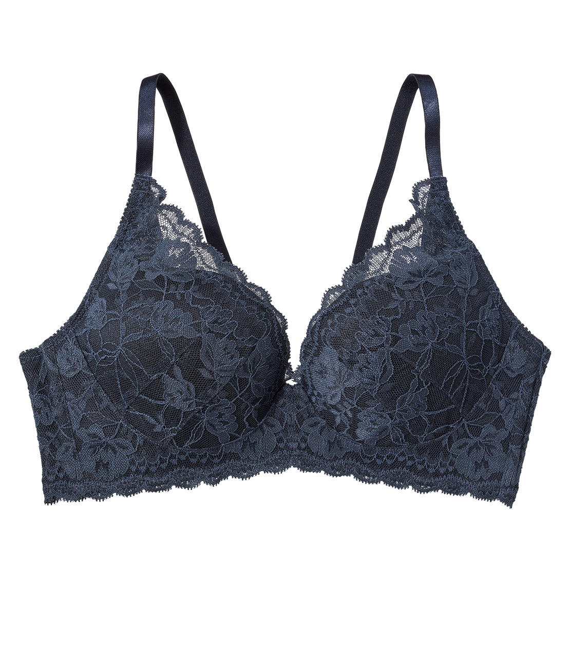 レースフルノンワイヤーブラ(S ネイビー): PEACH JOHN | ピーチ