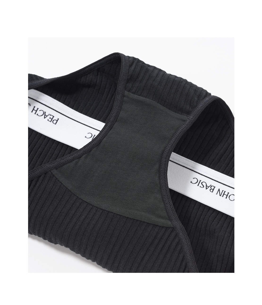 トライアングルロゴショーツ(S ブラック): PEACH JOHN | ピーチ