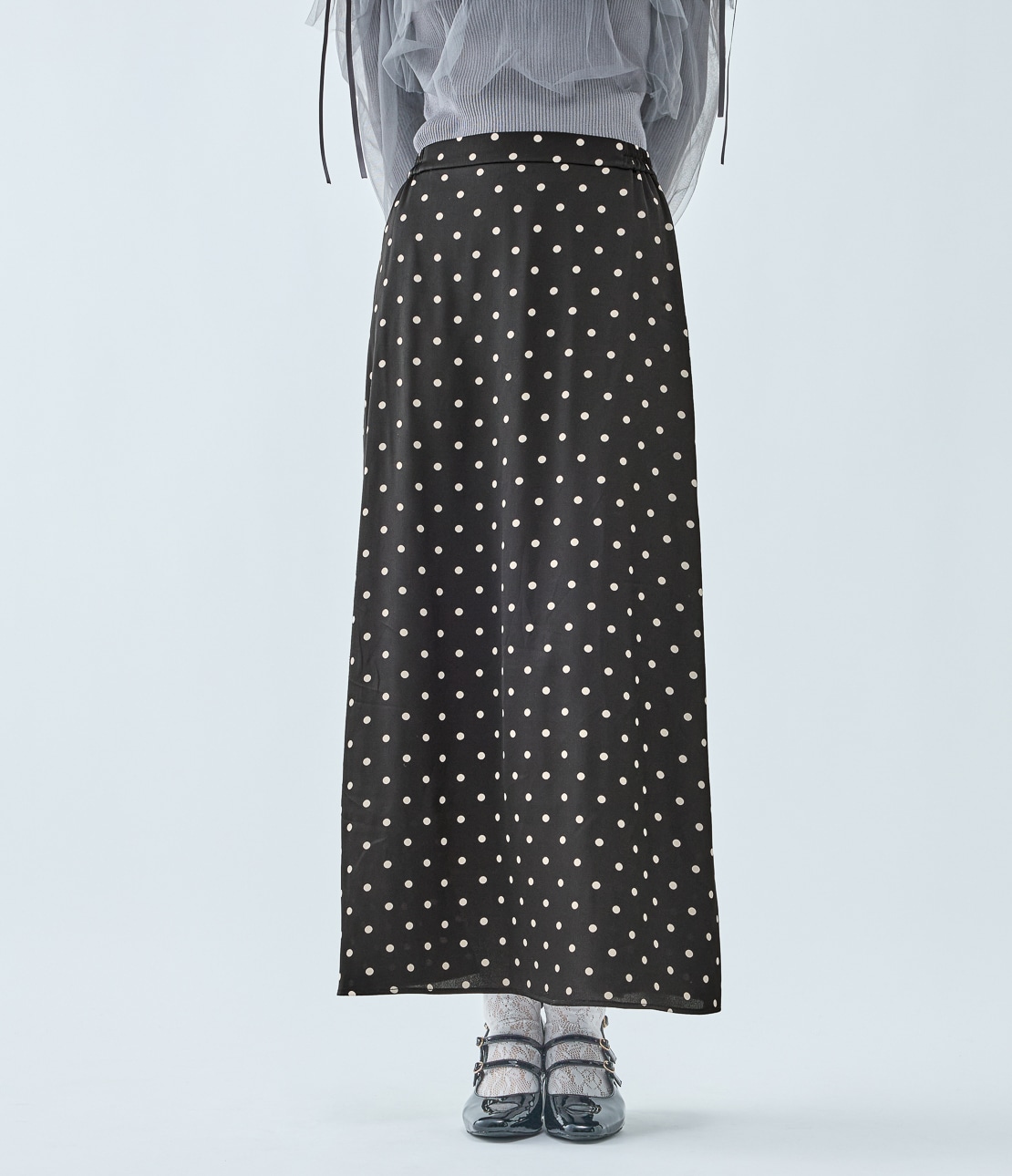 ドットナロースカート(ワンサイズ ブラック): PEACH JOHN | ピーチ