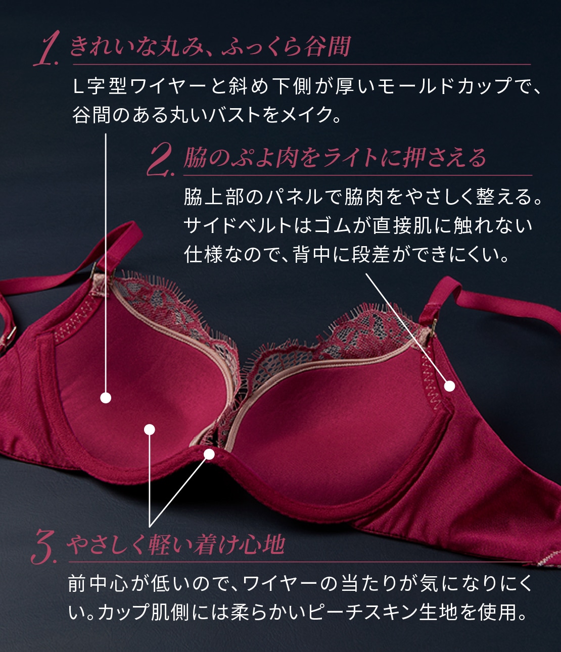 定価20900円ルースイングソングブラ　Mサイズ ライトシックブラ(C65 ブラック): SALON by PEACH JOHN | ピーチ