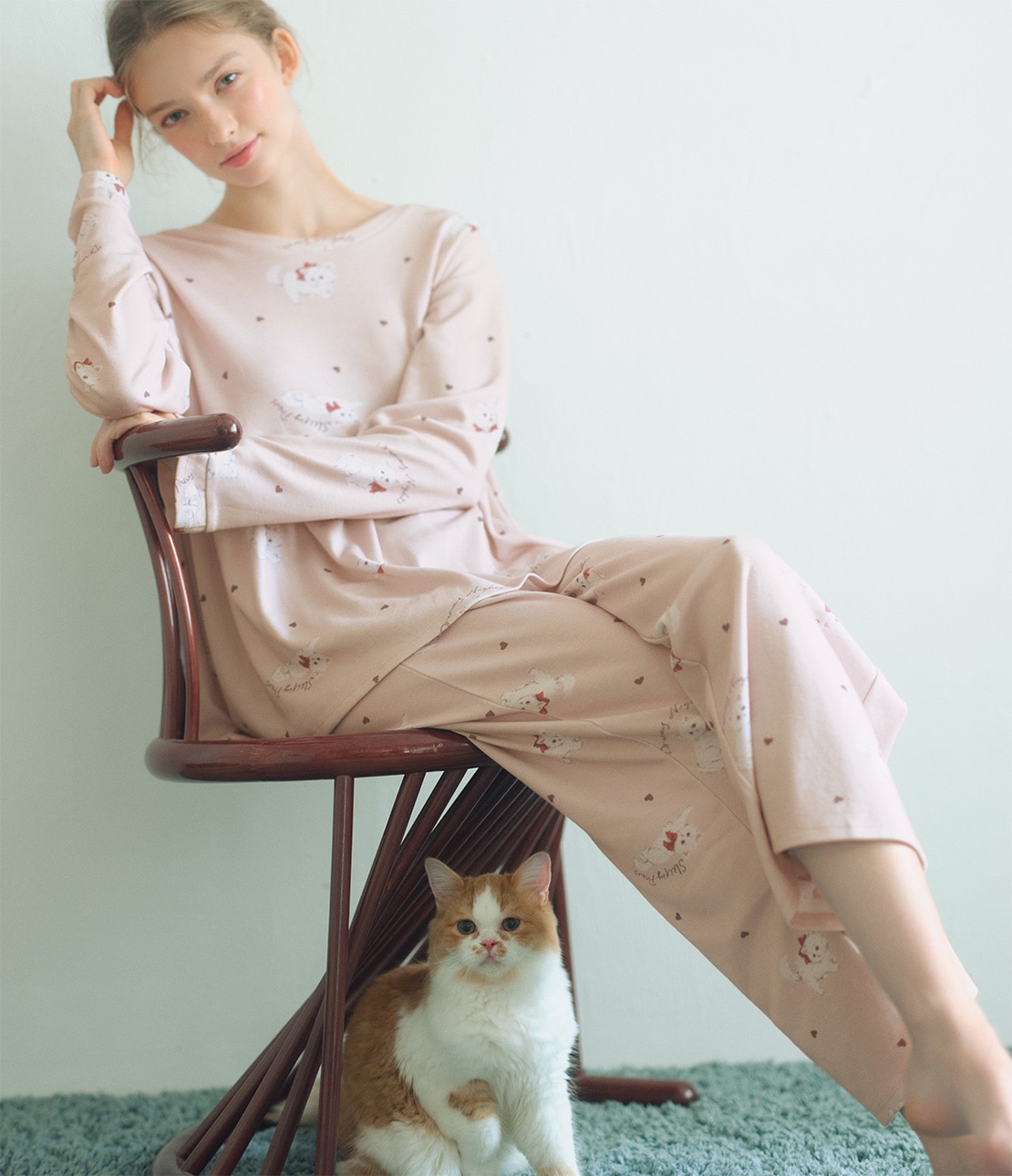 グッドスリーピィHARAマキパジャマ(ワンサイズ ピンク): PEACH