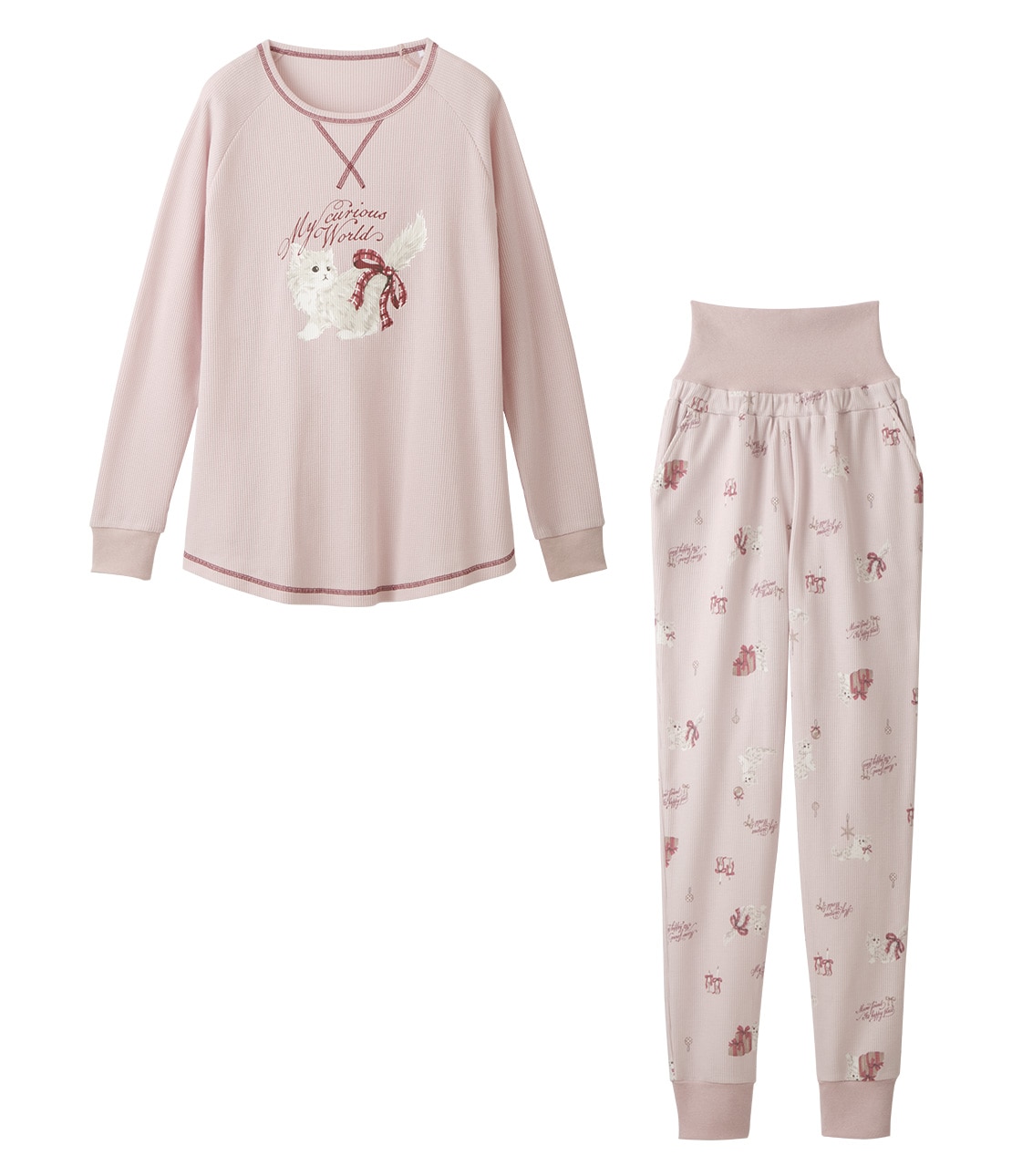 サーマルHARAマキパジャマ(M/L ライトピンク): PEACH JOHN