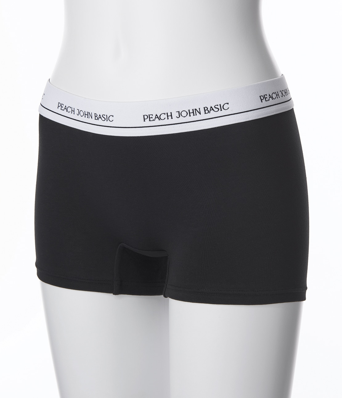 コットンMIXロゴボクサー(S ブラック): PEACH JOHN | ピーチ