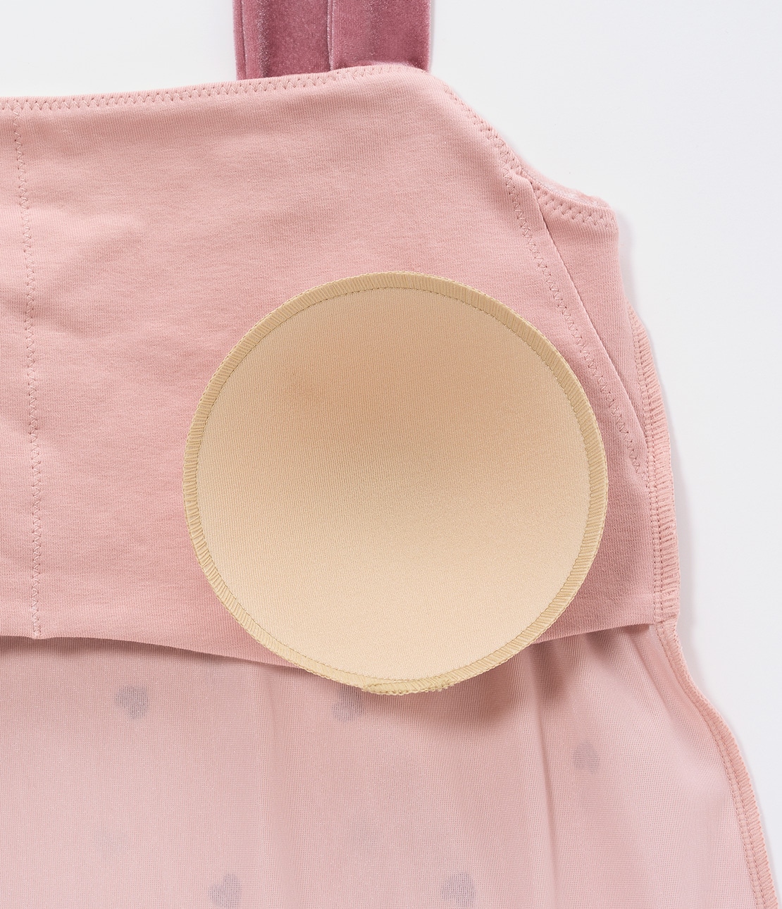 ハートロマンティックベロアブラキャミソール(S/M チャコール): PEACH