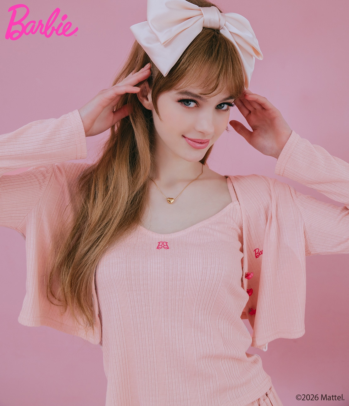 Barbie ポインテール3点セット(ワンサイズ ピンク): PEACH JOHN