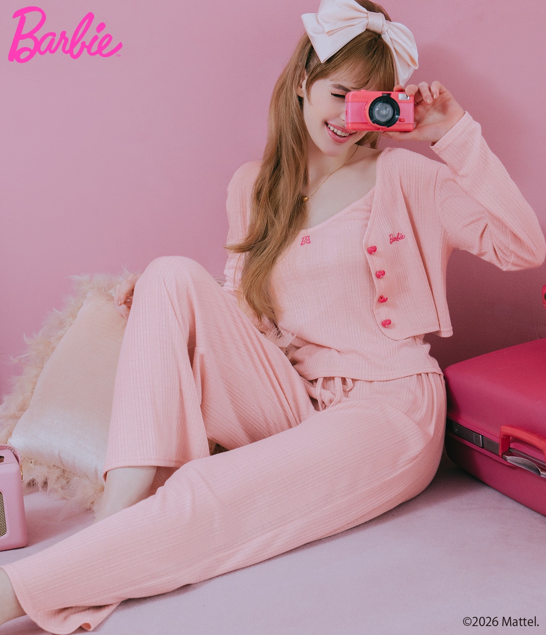 Barbie ポインテール3点セット(ワンサイズ ピンク): PEACH JOHN