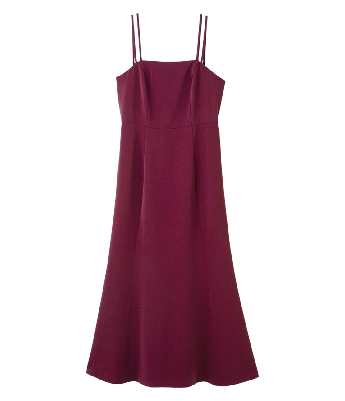 ダブルストラップキャミソールワンピ