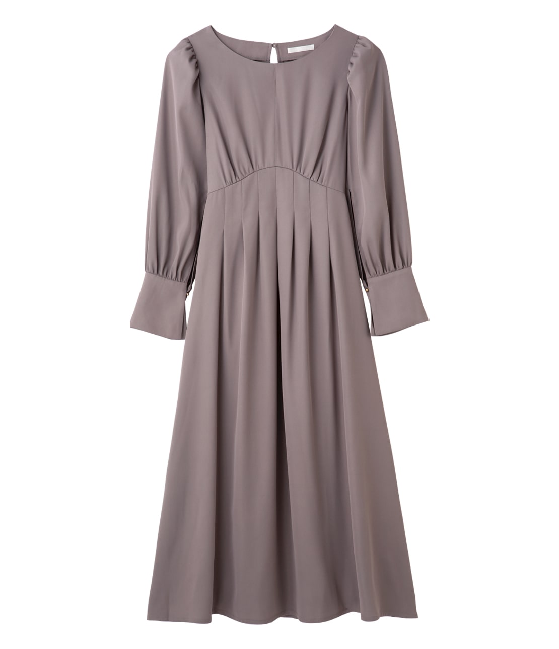 スリットスリーブフレアワンピ