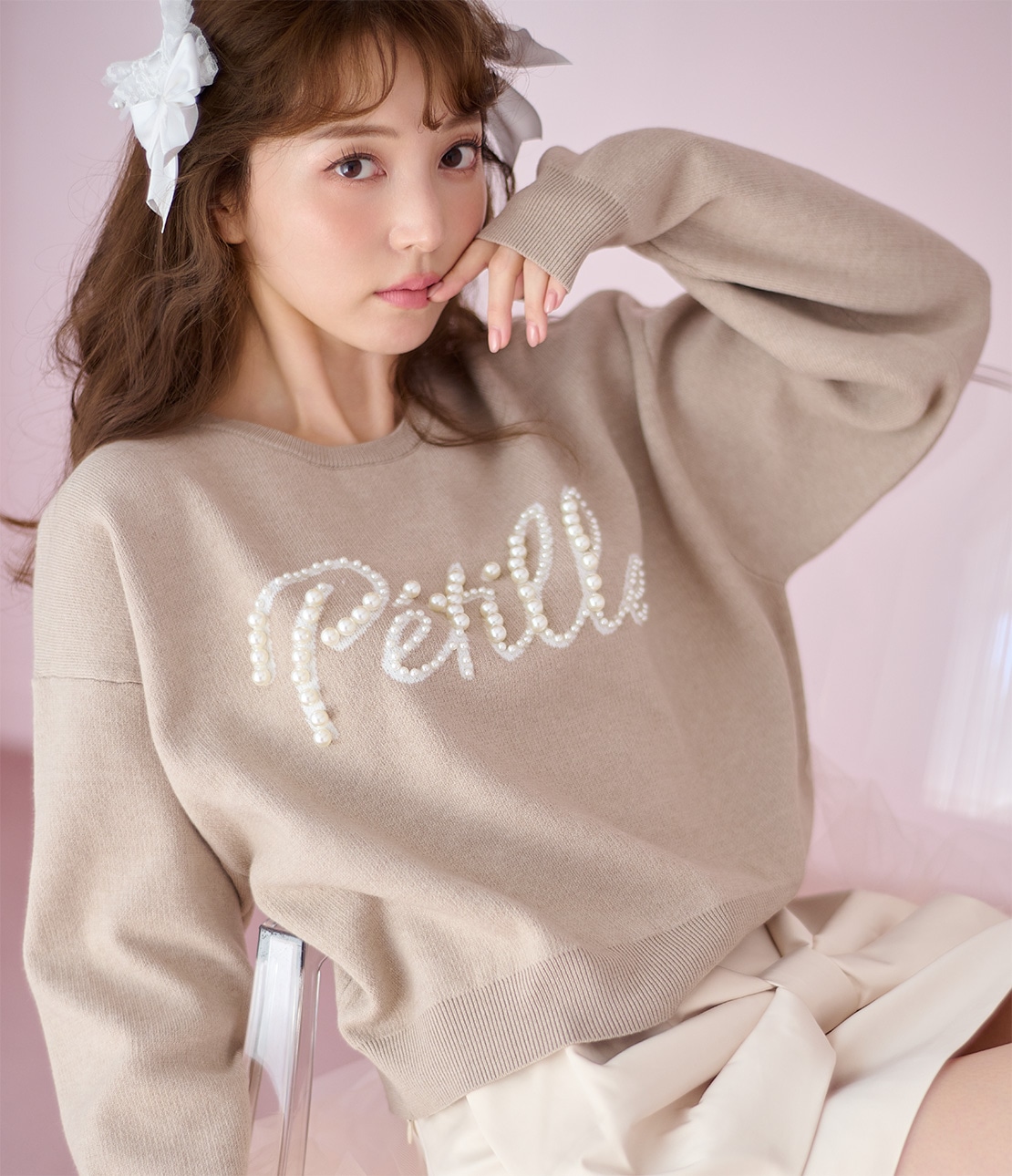 ◇幻◇希少レア 定価2.8万円 ADORE コットンバックパールボタン
