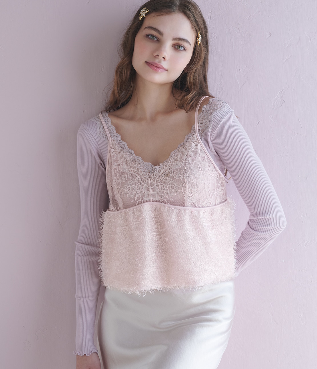 フラッフィーシフォンキャミソール