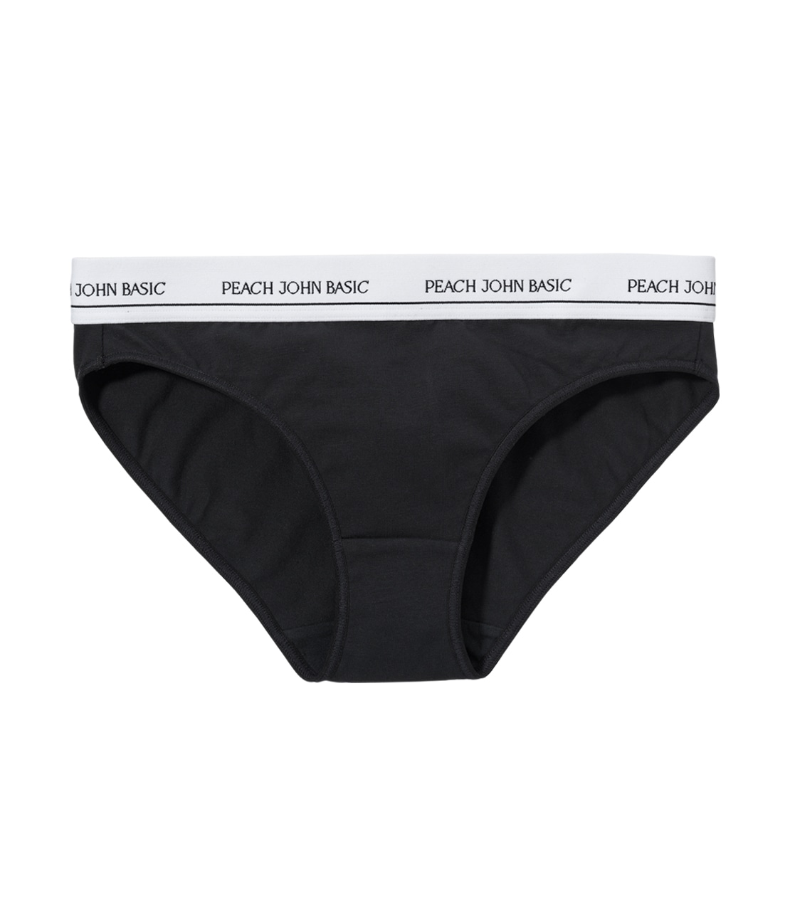 コットンMIXロゴショーツ(S ブラック): PEACH JOHN | ピーチ