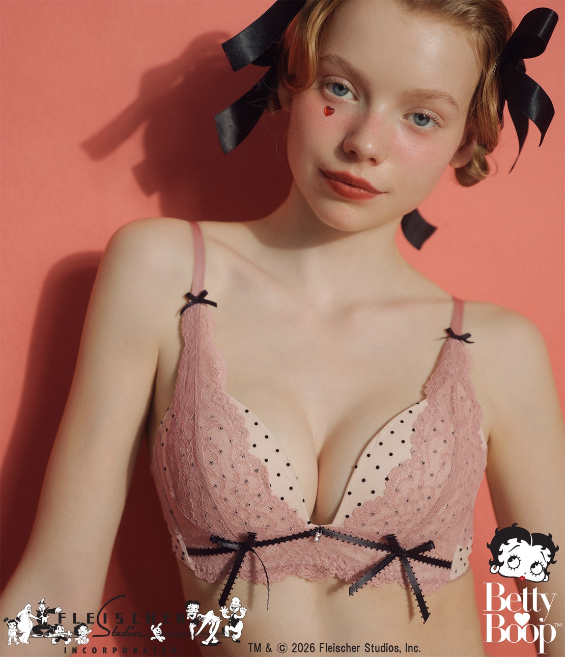 Ｂｅｔｔｙ Ｂｏｏｐ（ＴＭ）　ドットレースノンワイヤーブラ