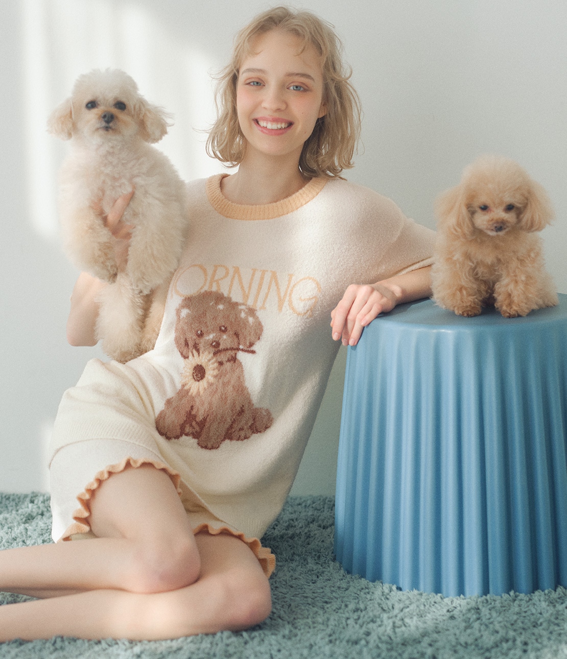 ライトホイップリーＰＵＰＰＹＰＯＯＤＬＥパジャマ