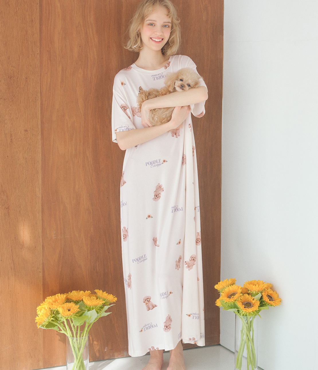 カットソーＰＵＰＰＹＰＯＯＤＬＥワンピース