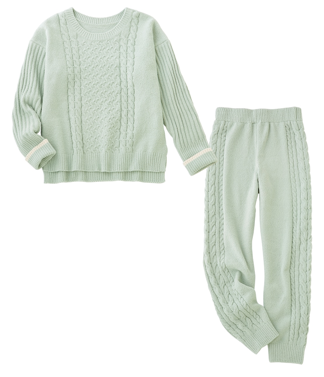 ホイップリーラインパジャマ ミント 1