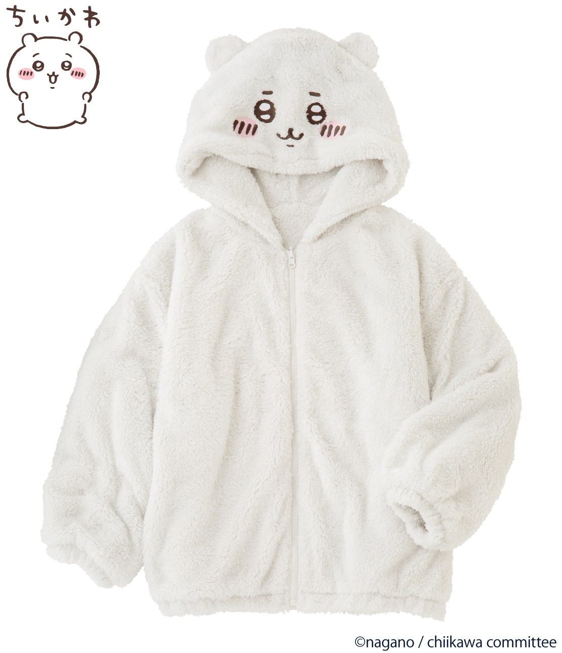 ちいかわリバーシブルボアフーディ