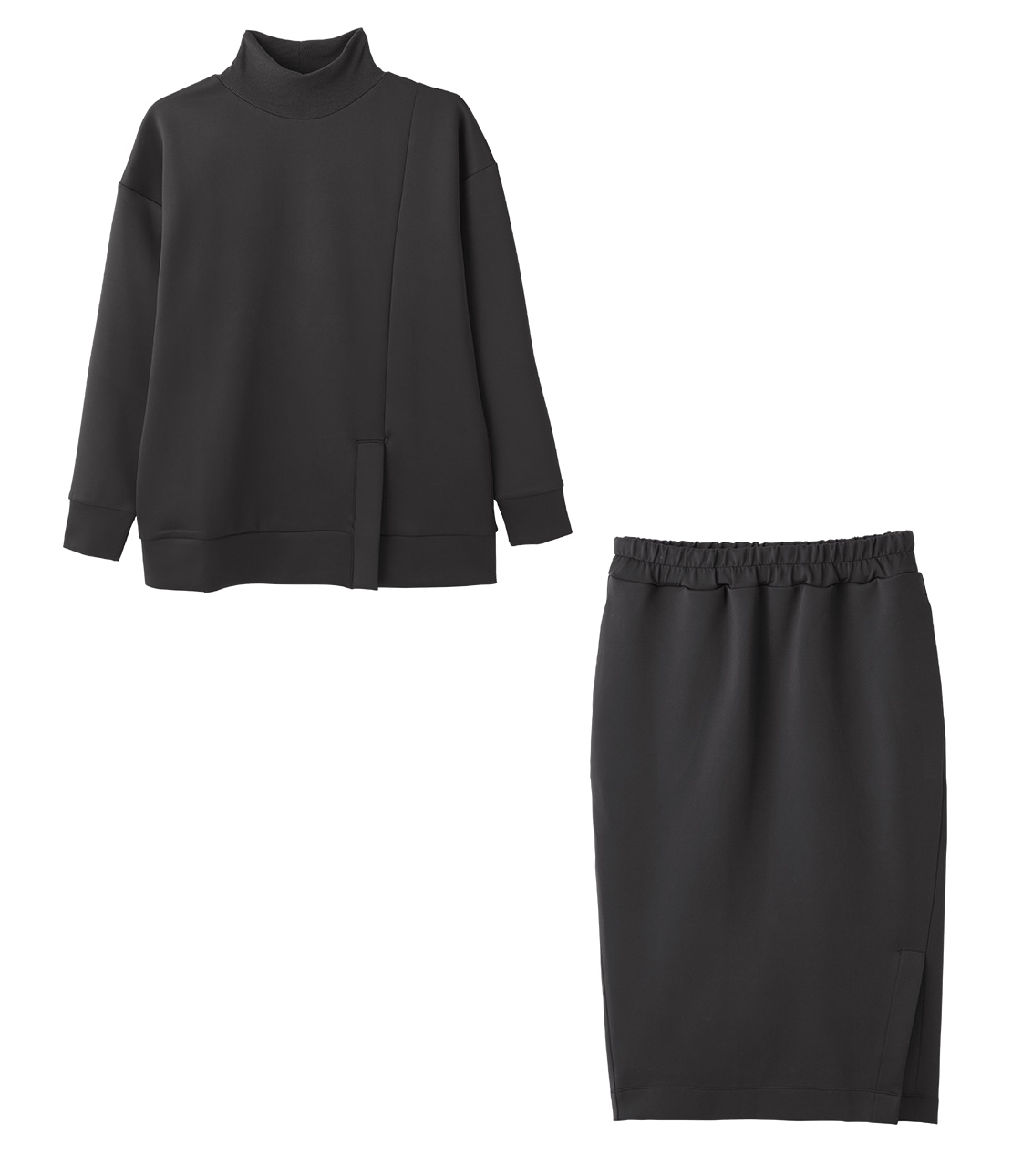 サイドスリットスカートセットアップ