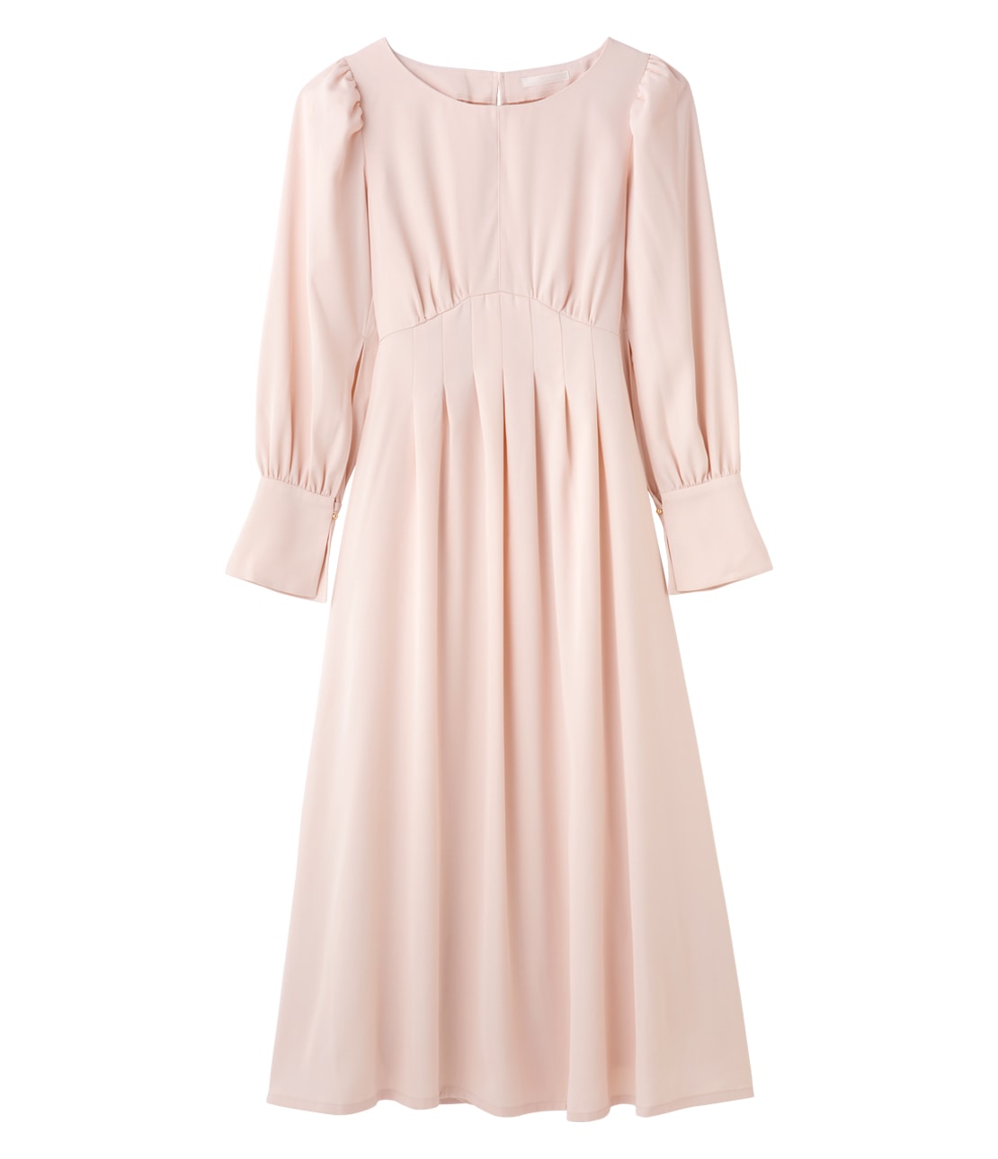 スリットスリーブフレアワンピ