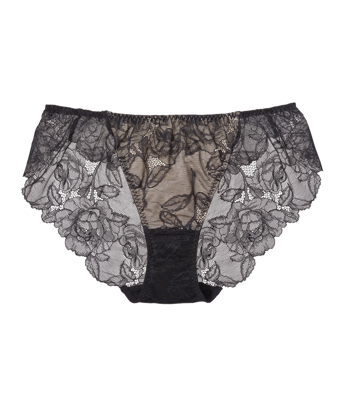 ま~るく盛れる着やせフラワーレースショーツ