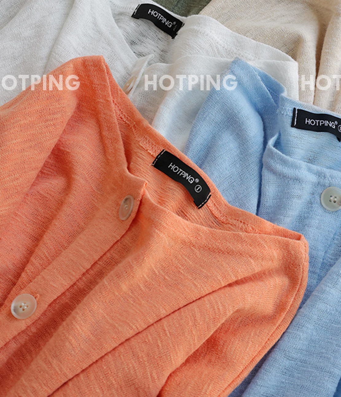 サマーニットルーズカーディガン