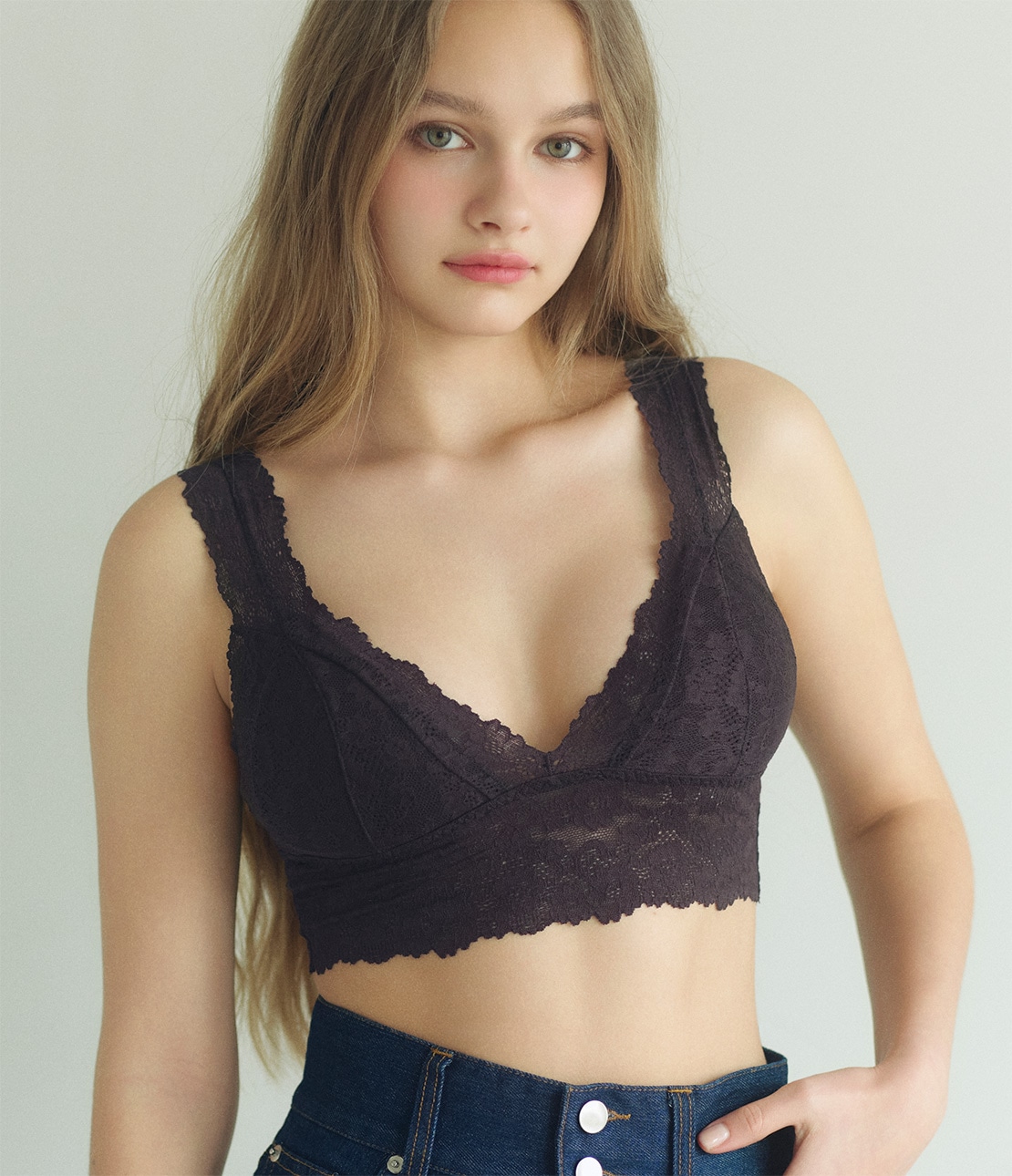 ＰＪ　ＣＯＬＯＲＳレースフルノンワイヤーブラ