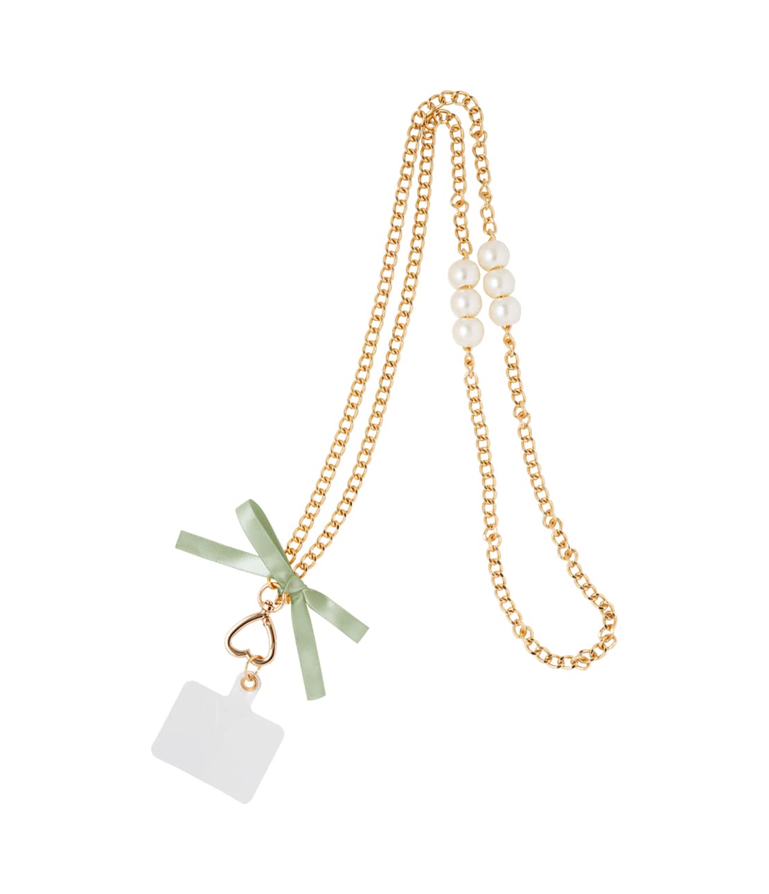 ハートモチーフスマホショルダー