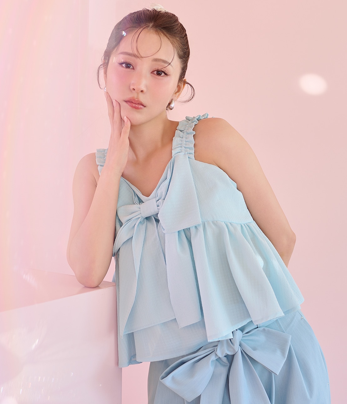 リボンモチーフキャミソール